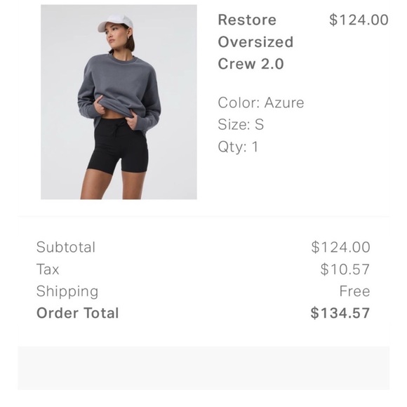 Vuori Restore Oversized Crew - Picture 5 of 5